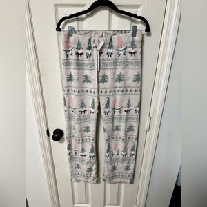 SOLD Berkshire Home kids pajama pants, gnome and tree pattern, size small